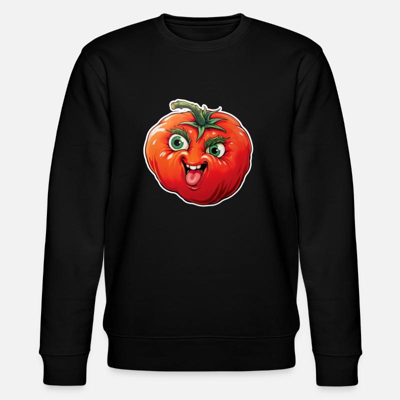Tomate heureuse - Sweat bio CHANGER Stanley/Stella Unisexe - noir