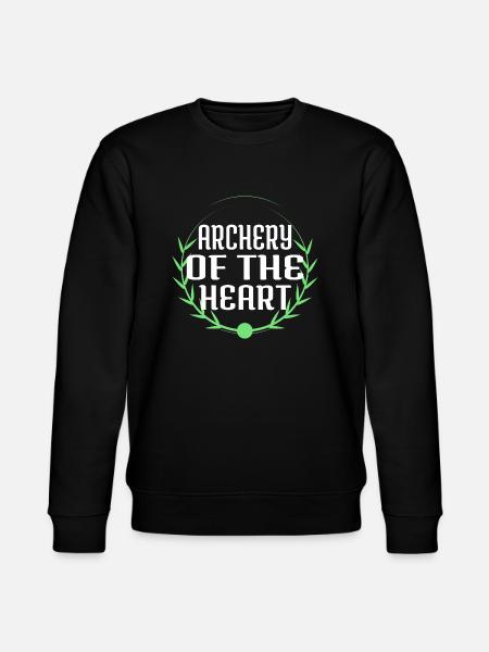Romanticism Archery Archery Enthusiasts - Stanley/Stella CHANGER Unisex Organic Sweatshirt - black