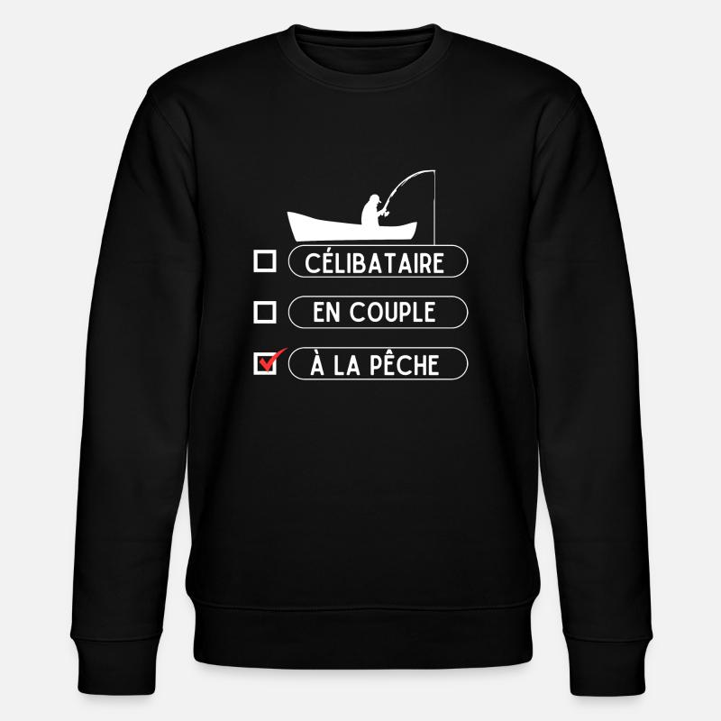 Pêcheur saint Valentin - Sweat bio CHANGER Stanley/Stella Unisexe - noir