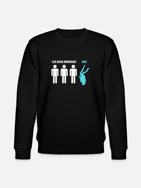 Plongée Cadeau Plongeur - Sweat bio CHANGER Stanley/Stella Unisexe - noir