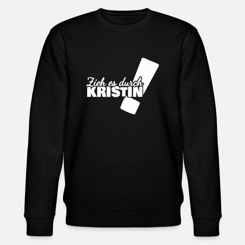Kristin - Stanley/Stella Unisex Bio-Sweatshirt CHANGER  - Schwarz