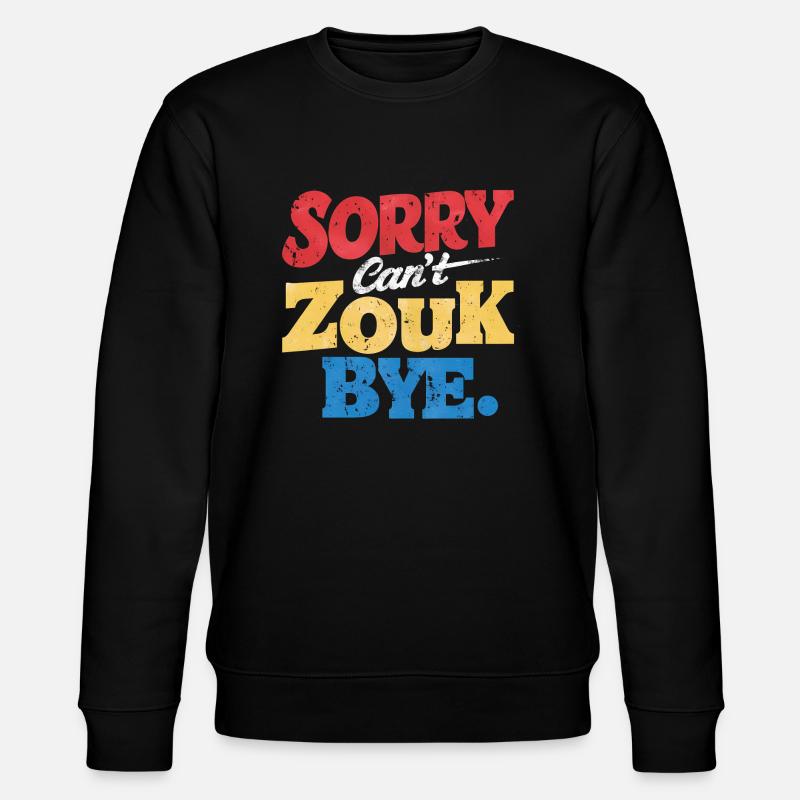 Zouk Dance Gift - Stanley/Stella CHANGER Unisex Organic Sweatshirt - black
