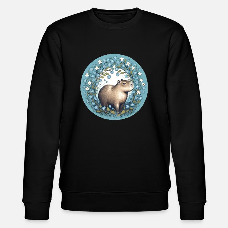 Capybara - Stanley/Stella CHANGER Unisex Organic Sweatshirt - black