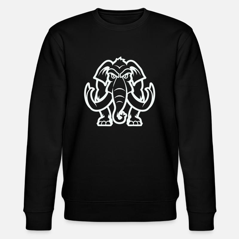 Éléphant mammouth - Sweat bio CHANGER Stanley/Stella Unisexe - noir