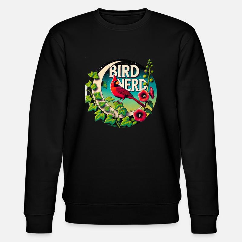 Nerd d’oiseau - Sweat bio CHANGER Stanley/Stella Unisexe - noir