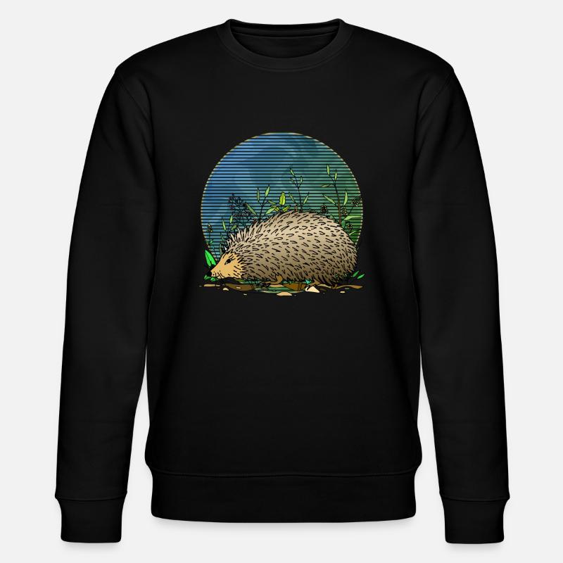 Hérisson - Sweat bio CHANGER Stanley/Stella Unisexe - noir