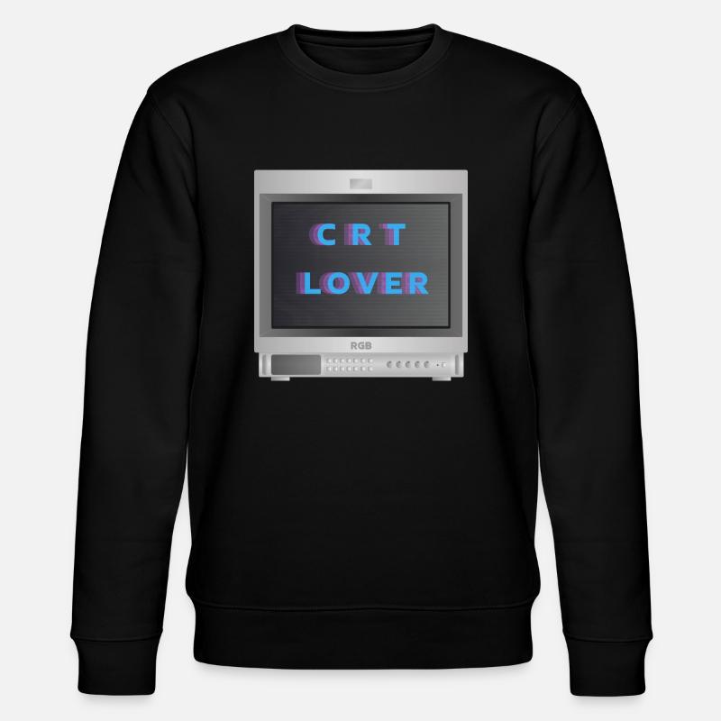PVM Design - CRT-Liebhaber - Stanley/Stella Unisex Bio-Sweatshirt CHANGER  - Schwarz
