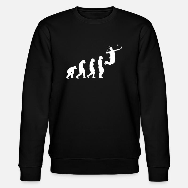 Federball Evolution Badminton - Sweat bio CHANGER Stanley/Stella Unisexe - noir