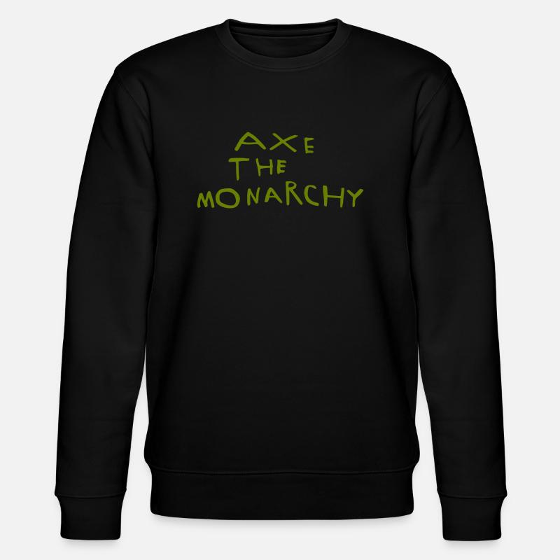 Abschaffung der Monarchie - Stanley/Stella Unisex Bio-Sweatshirt CHANGER  - Schwarz