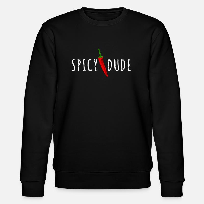 Spicy Dude - Stanley/Stella Unisex Bio-Sweatshirt CHANGER  - Schwarz