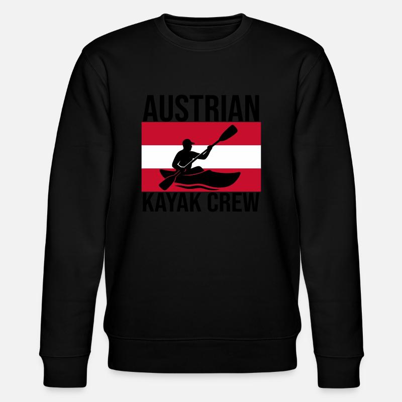 Chemise autrichienne Kayak Crew Kajak - Sweat bio CHANGER Stanley/Stella Unisexe - noir