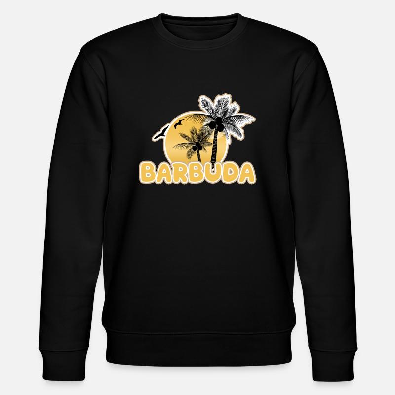 Geschenk für Barbuda - Stanley/Stella Unisex Bio-Sweatshirt CHANGER  - Schwarz
