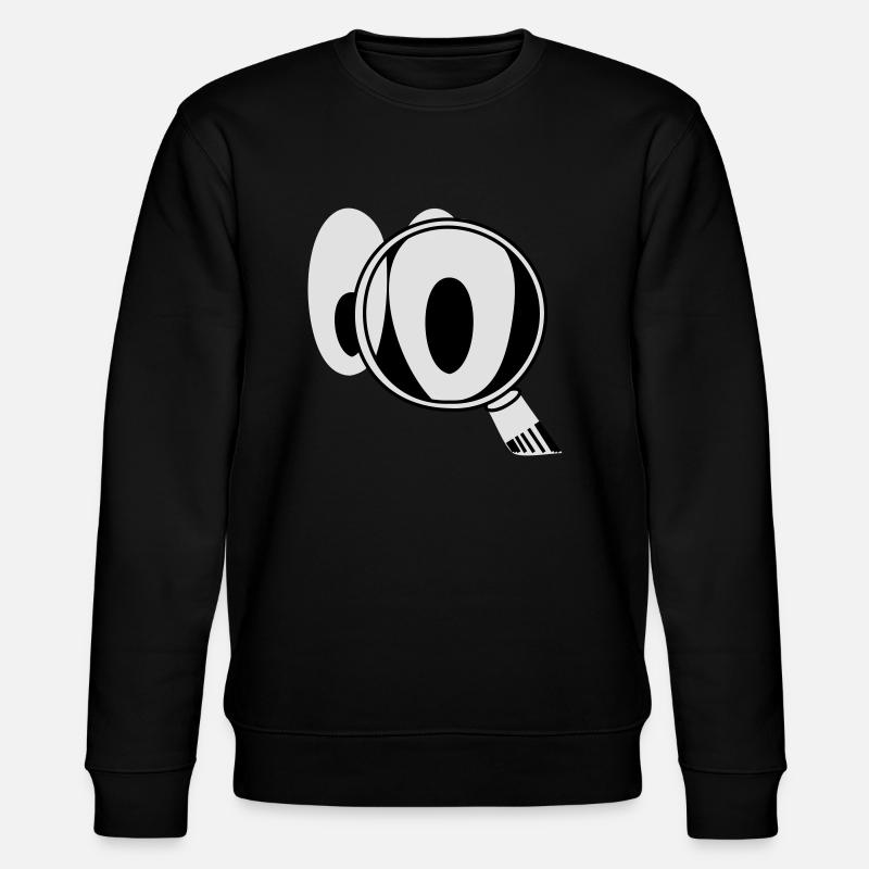 Smiley CSI - Stanley/Stella Unisex Bio-Sweatshirt CHANGER  - Schwarz