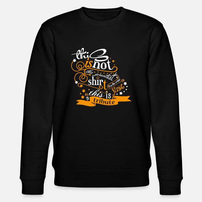 tribute white - Stanley/Stella Unisex Bio-Sweatshirt CHANGER  - Schwarz