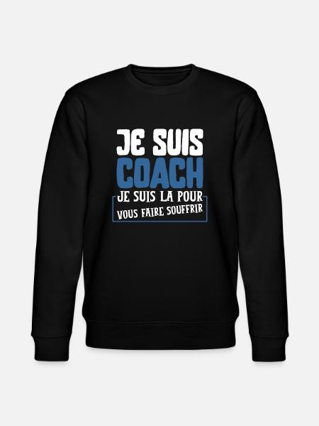 Coach souffrir cadeau - Sweat bio CHANGER Stanley/Stella Unisexe - noir