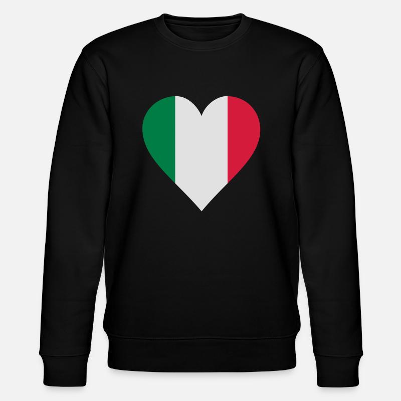 coeur italie - Sweat bio CHANGER Stanley/Stella Unisexe - noir