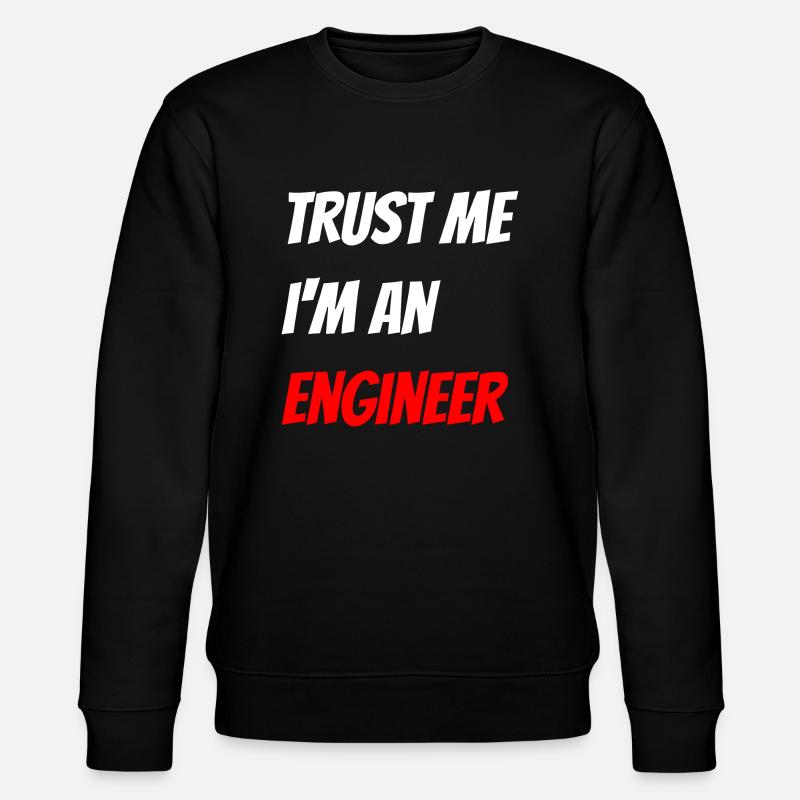 engineer - Stanley/Stella CHANGER Unisex Organic Sweatshirt - black