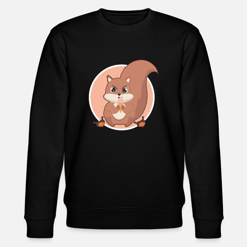 Un écureuil lèche la glace - Sweat bio CHANGER Stanley/Stella Unisexe - noir