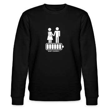 Chargement de bébé! - Sweat bio CHANGER Stanley/Stella Unisexe - noir - Devant - Nik (191cm) & Marisol (170cm)