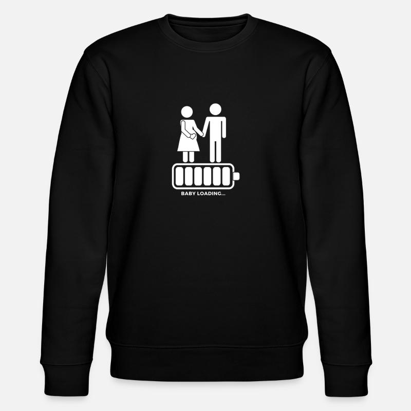 Baby Loading! - Stanley/Stella CHANGER Unisex Organic Sweatshirt - black