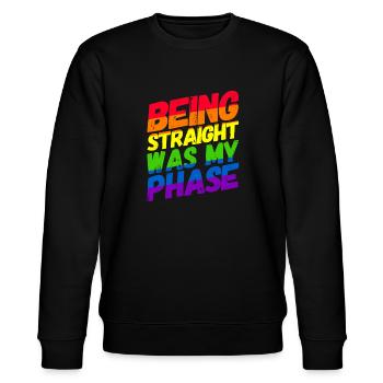 Homosexualität LGBT CSD Gay Pride - Stanley/Stella Unisex Bio-Sweatshirt CHANGER  - Schwarz - Vorne - Nik (191cm) & Marisol (170cm)