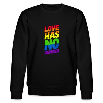 Homosexuality LGBT CSD Gay Pride - Stanley/Stella CHANGER Unisex Organic Sweatshirt - black - Front - Nik (191cm) & Marisol (170cm)