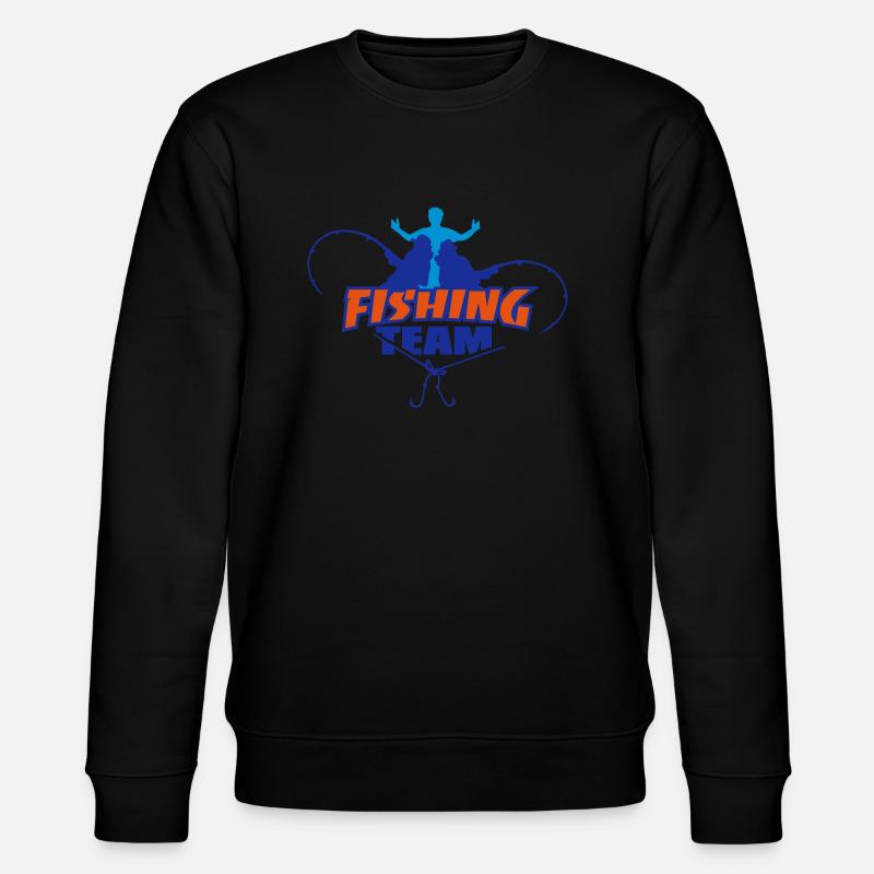fishing_team2_3c - Stanley/Stella Unisex Bio-Sweatshirt CHANGER  - Schwarz