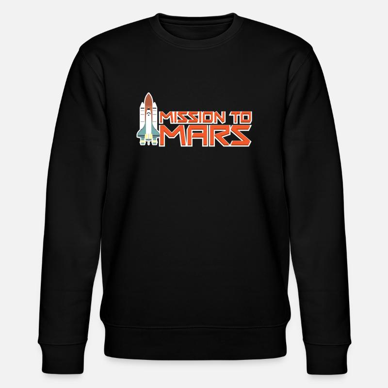 Mission to Mars - Stanley/Stella Unisex Bio-Sweatshirt CHANGER  - Schwarz