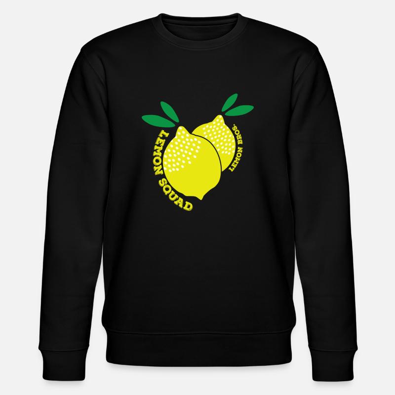 Lemon Squad Lemon Bros. - Stanley/Stella CHANGER Unisex Organic Sweatshirt - black