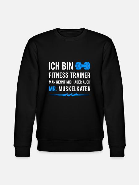 Fitnesstrainer - Stanley/Stella Unisex Bio-Sweatshirt CHANGER - Schwarz