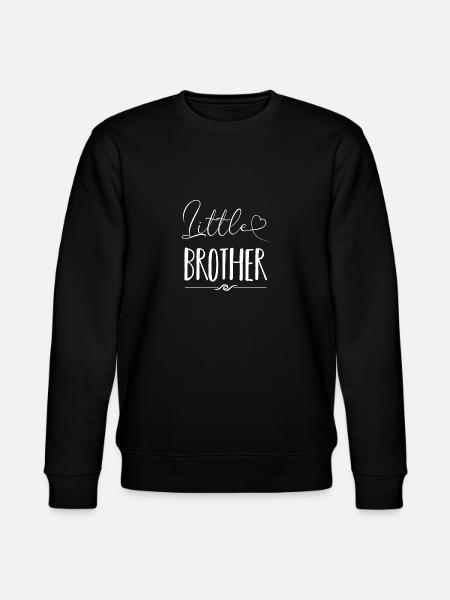 Kleiner Bruder Geschenk - Stanley/Stella Unisex Bio-Sweatshirt CHANGER - Schwarz