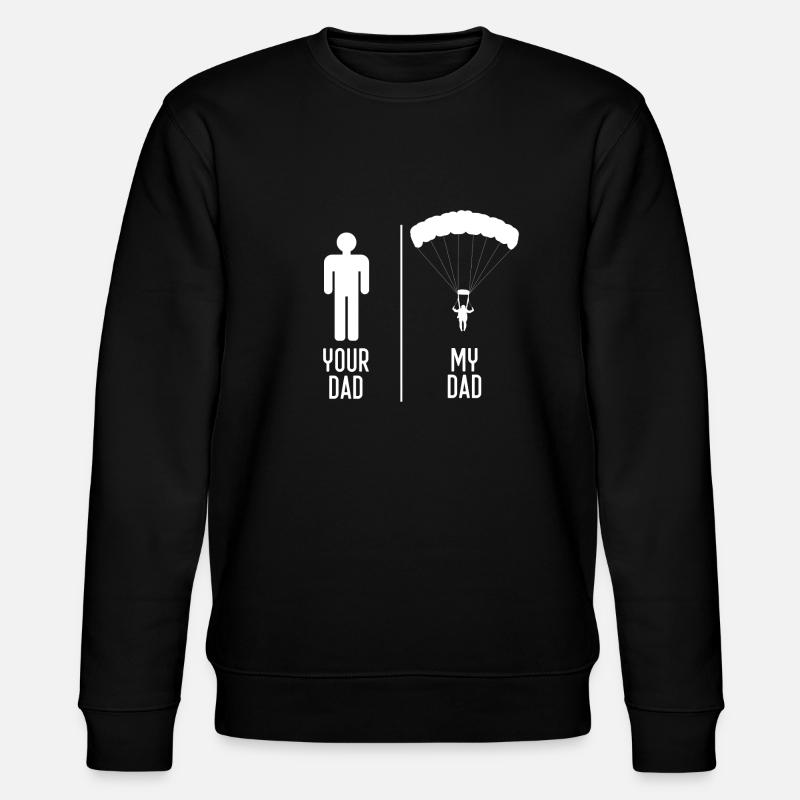 Skydiving Dad - Sweat bio CHANGER Stanley/Stella Unisexe - noir