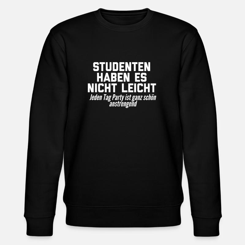 Student - Stanley/Stella Unisex Bio-Sweatshirt CHANGER  - Schwarz
