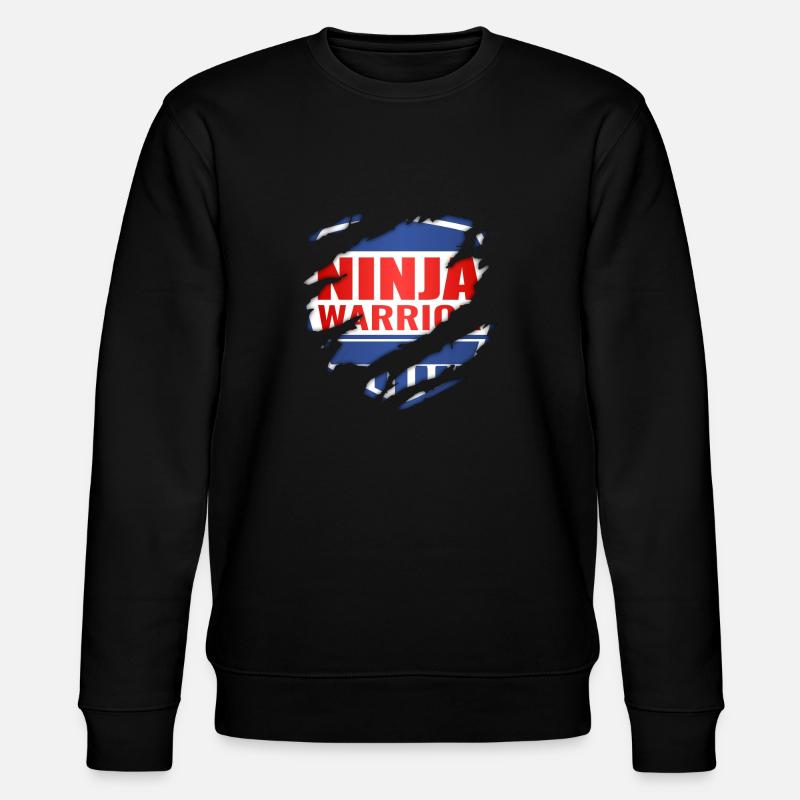 Ninja Warrior - Stanley/Stella CHANGER Unisex Organic Sweatshirt - black