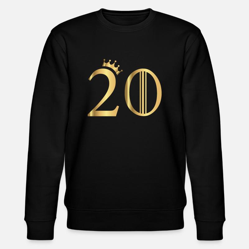 20Jahre - Stanley/Stella Unisex Bio-Sweatshirt CHANGER  - Schwarz