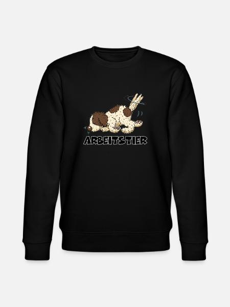 Arbeitstier1 1 - Stanley/Stella Unisex Bio-Sweatshirt CHANGER  - Schwarz