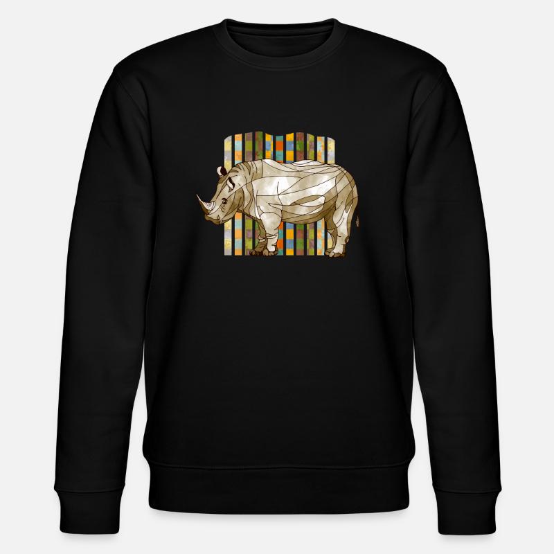Nashorn - Stanley/Stella Unisex Bio-Sweatshirt CHANGER  - Schwarz