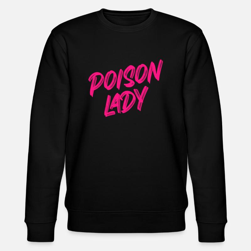 Poison Lady (rose) - Sweat bio CHANGER Stanley/Stella Unisexe - noir