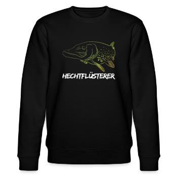 Hecht - Stanley/Stella Unisex Bio-Sweatshirt CHANGER  - Schwarz - Vorne - Nik (191cm) & Marisol (170cm)