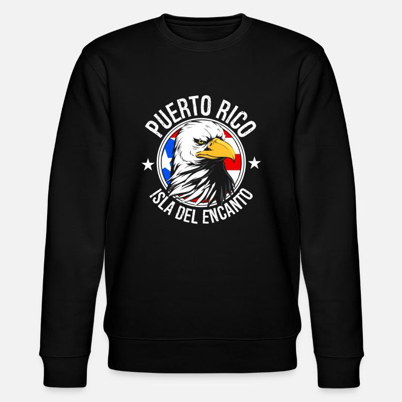 Puerto Rico - Sudadera ecológica unisex CHANGER de Stanley/Stella - negro
