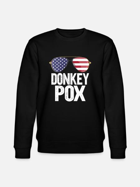 Donkey Pox - Stanley/Stella CHANGER Unisex Organic Sweatshirt - black