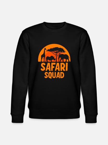 Safari Squad - Stanley/Stella CHANGER Unisex Organic Sweatshirt - black