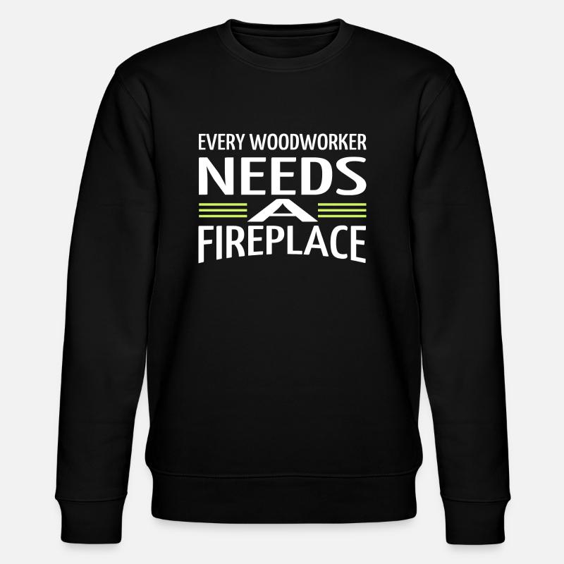 chainsaw carpenter - Stanley/Stella CHANGER Unisex Organic Sweatshirt - black