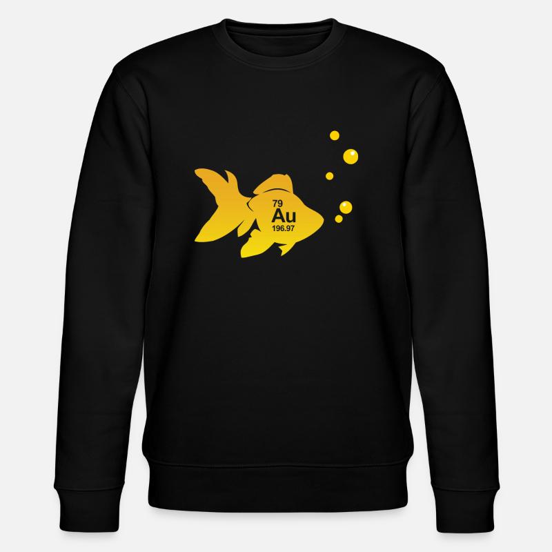 Élément Poisson Or - Sweat bio CHANGER Stanley/Stella Unisexe - noir