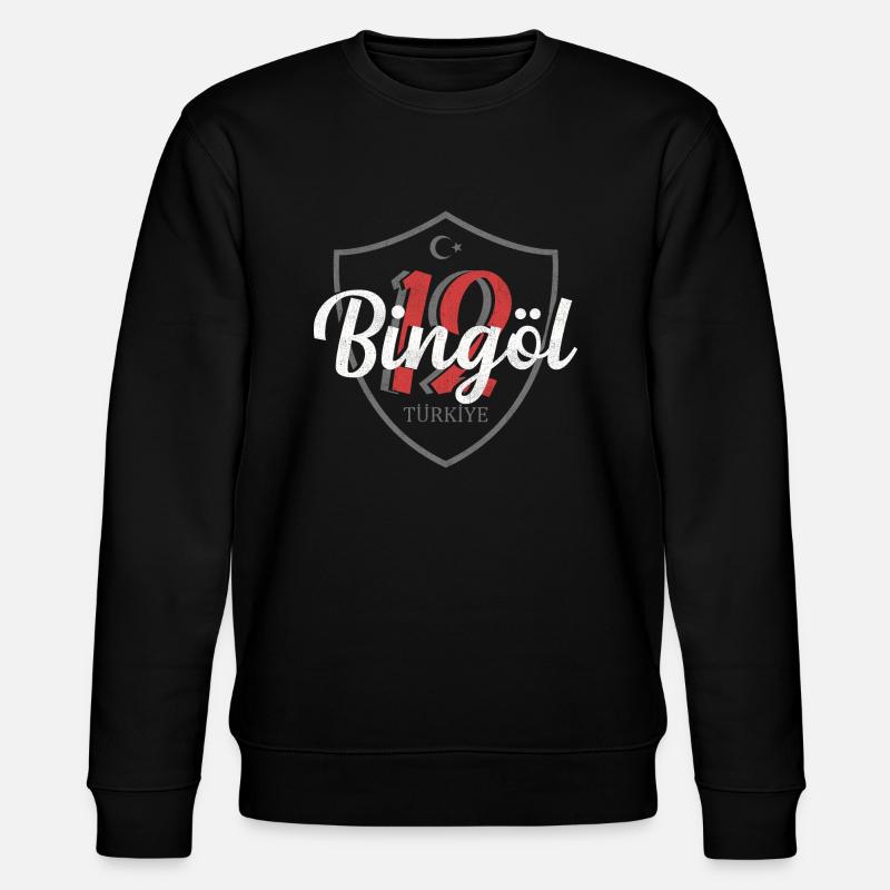 Bingöl - Stanley/Stella Unisex Bio-Sweatshirt CHANGER  - Schwarz