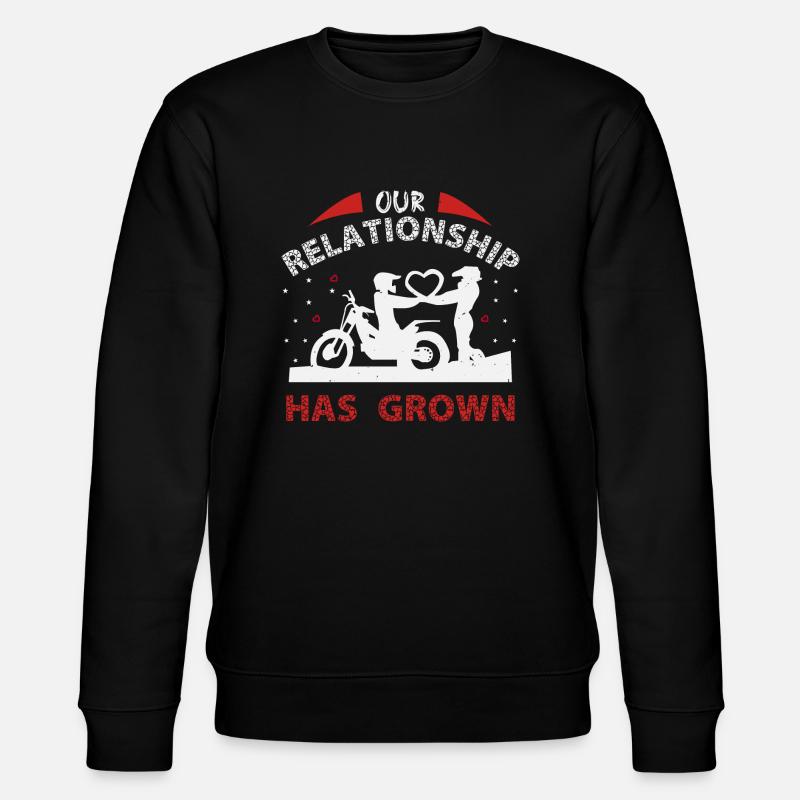 OUR RELATIONSHIP HAS GROWN - Stanley/Stella CHANGER Unisex Organic Sweatshirt - black