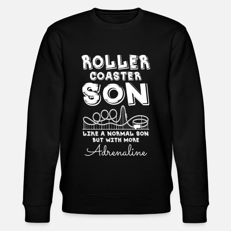 Roller Coaster Son - Stanley/Stella CHANGER Unisex Organic Sweatshirt - black