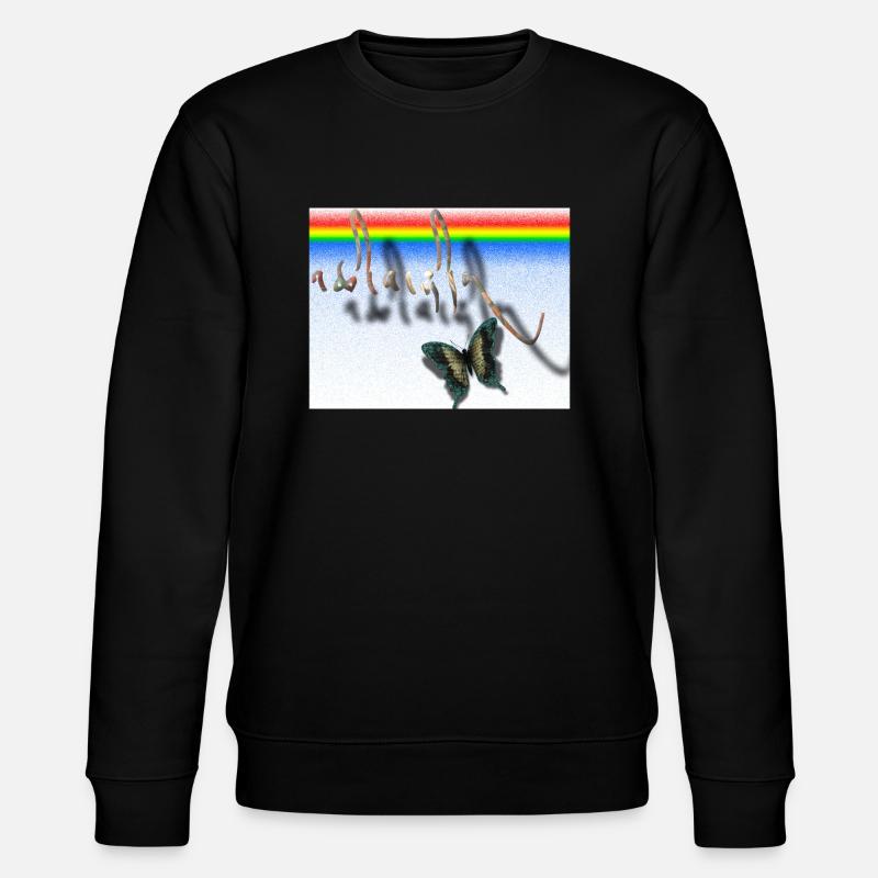 Calligraphie tibétaine Papillon Design - Sweat bio CHANGER Stanley/Stella Unisexe - noir