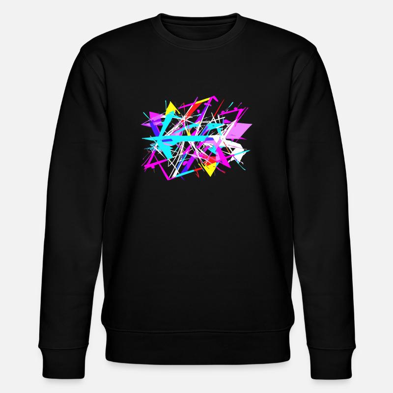 Éclaboussure de couleurs - Sweat bio CHANGER Stanley/Stella Unisexe - noir
