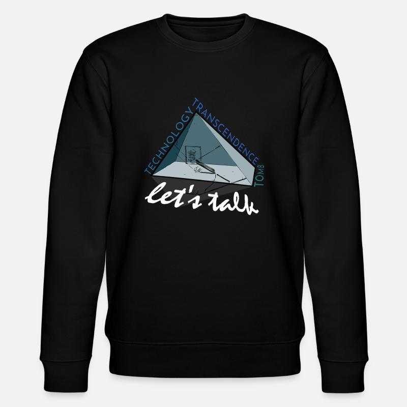 Pyramid: Tomb, Technology, Transcendence - Stanley/Stella CHANGER Unisex Organic Sweatshirt - black
